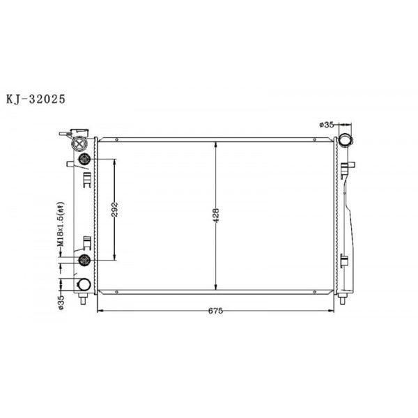 HOLDEN COMMODORE 2002~2004 [VY] KJ-32025 - KINGA RADIATORS NZ | Kinga ...