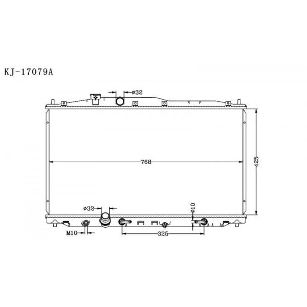 HONDA ODYSSEY 2003~2008 [RB1 RB2] KJ-17079 - KINGA RADIATORS NZ | Kinga ...