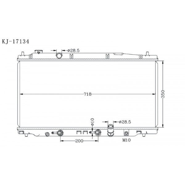 HONDA FIT 2007~ [GE] KJ-17134 - KINGA RADIATORS NZ | Kinga Radiators NZ ...