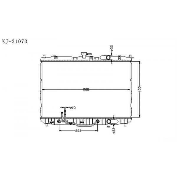 KIA CARENS 2002~2006 [FJ] KJ-21073 - KINGA RADIATORS NZ | Kinga ...