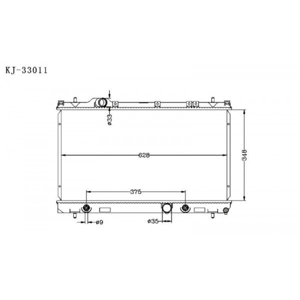 CHRYSLER NEON 1999~2005 [MK2] KJ-33011 - KINGA RADIATORS NZ | Kinga ...
