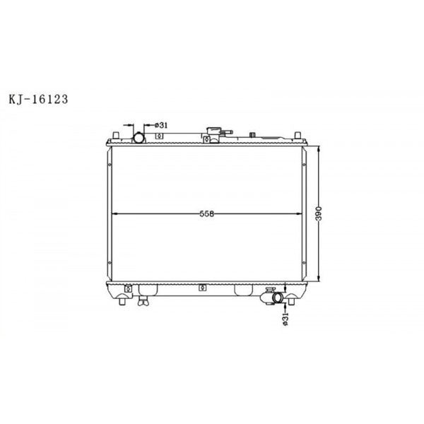 MAZDA 323 1989~1994 [BG] KJ-16123 - KINGA RADIATORS NZ | Kinga ...