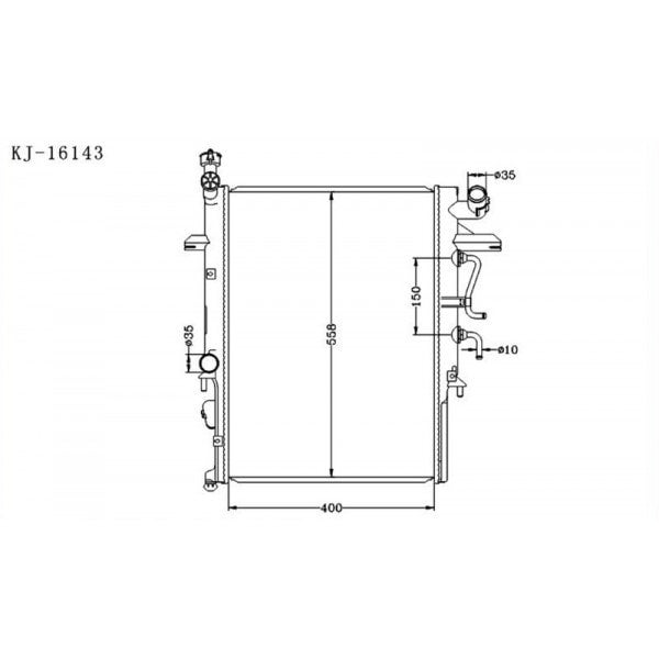 MAZDA BONGO ECONOVAN E2500 1999~ [SD59T] KJ-16143 - KINGA RADIATORS NZ ...