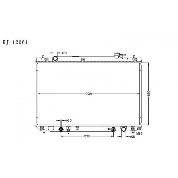 LEXUS RX300 [SXV15 ACU10] 1995~1999 KJ-12061 - Kinga Radiators NZ ...