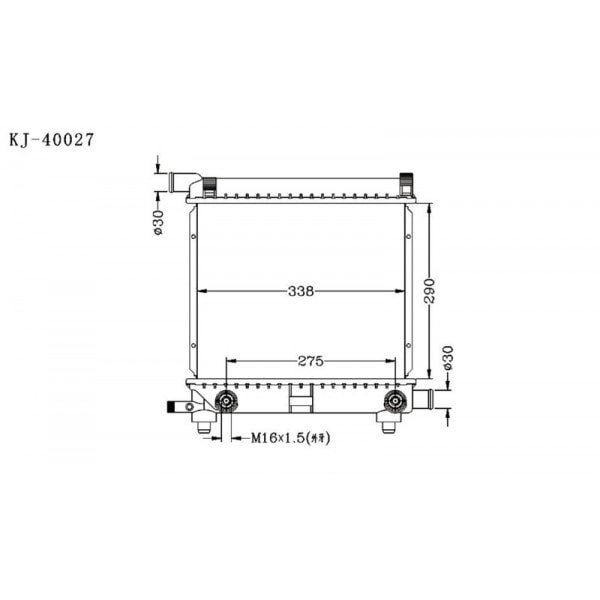 MERCEDES 190E 1983~1993 [W124 W201] KJ-40027 - KINGA RADIATORS NZ ...