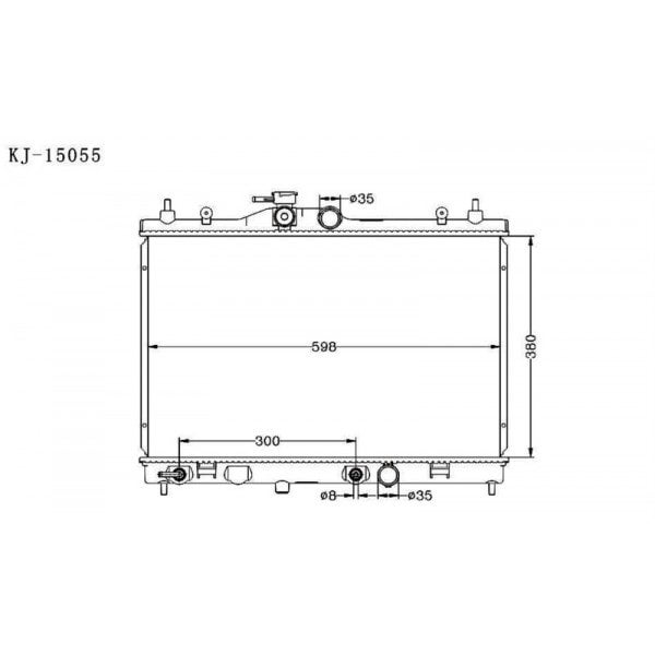 Y12 Radiator NISSAN TIIDA LATIO WINGROAD CUBE SYLPHY JUKE 2004~2012 [Y12 Z12 C11 ...