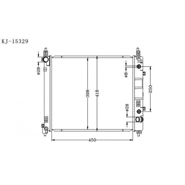 NISSAN SUNNY 2011~ [N17] KJ-15329 - KINGA RADIATORS NZ | Kinga ...