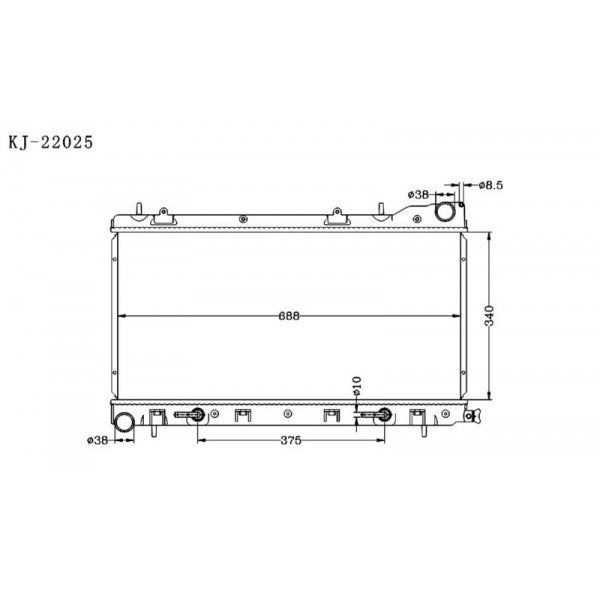 SUBARU IMPREZA FORESTER TURBO 1997~2002 [SF5] KJ-22025 - KINGA ...
