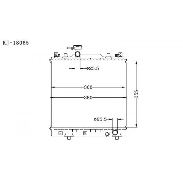 SUZUKI ALTO 2005~ [K10] KJ-18065 - KINGA RADIATORS NZ | Kinga Radiators ...
