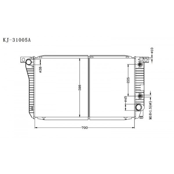 FORD FALCON 1993~1997 [XG XH] KJ-31005 - KINGA RADIATORS NZ | Kinga ...
