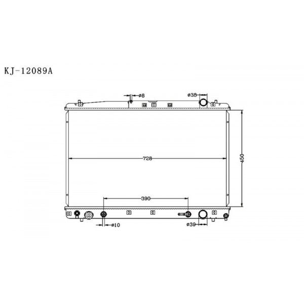 TOYOTA PREVIA ESTIMA [ACR30 ACR40] 1999~2005 KJ-12089 - Kinga Radiators ...