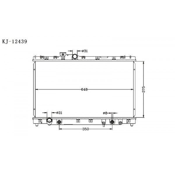TOYOTA ALTEZZA LEXUS 1998~2005 [SXE10 JCE10] KJ-12439 - KINGA RADIATORS ...