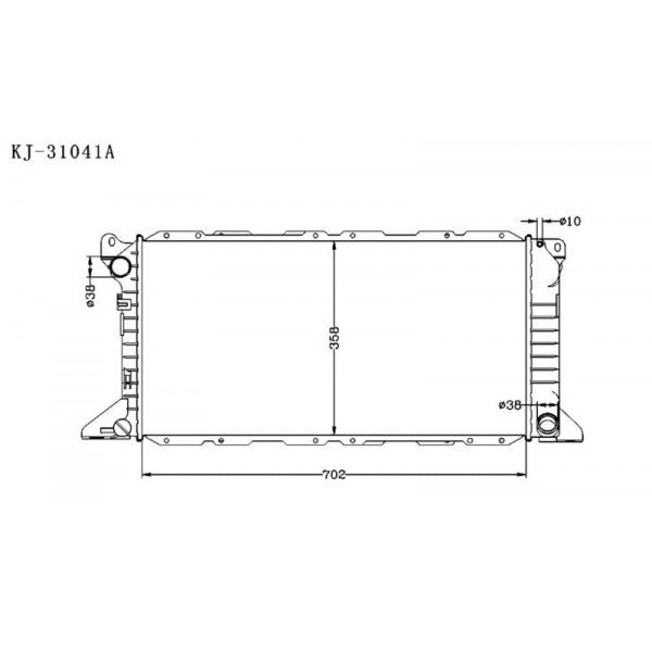 FORD TRANSIT 1994~1999 MT [VE] KJ-31041 - KINGA RADIATORS NZ | Kinga ...