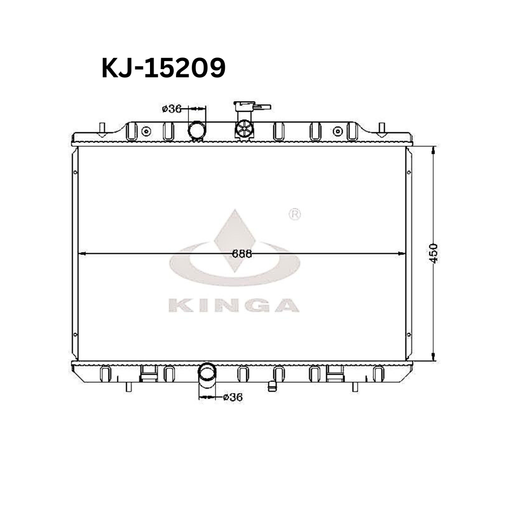 NISSAN X-TRAIL SERENA 2007~ [NT31 C26] KJ-15209 | Kinga Radiators NZ ...