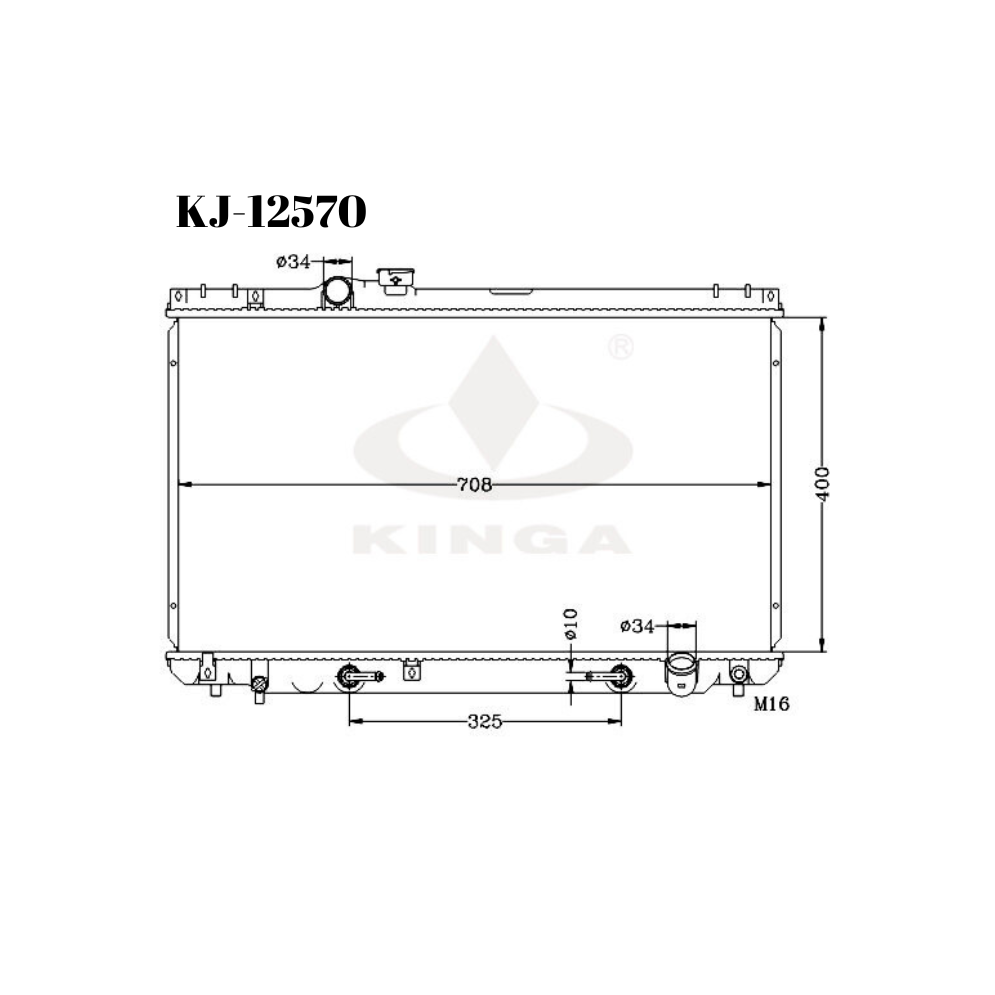 TOYOTA CRESSIDA 1996~2000 [X100] KJ-12570 - KINGA RADIATORS NZ | Kinga ...