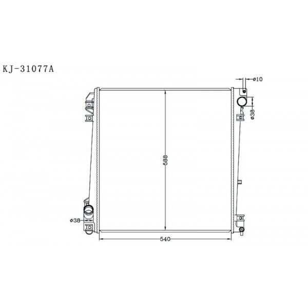 FORD EXPLORER FAIRMONT 2001~2005 MT [UT UX] KJ-31077 - KINGA RADIATORS ...